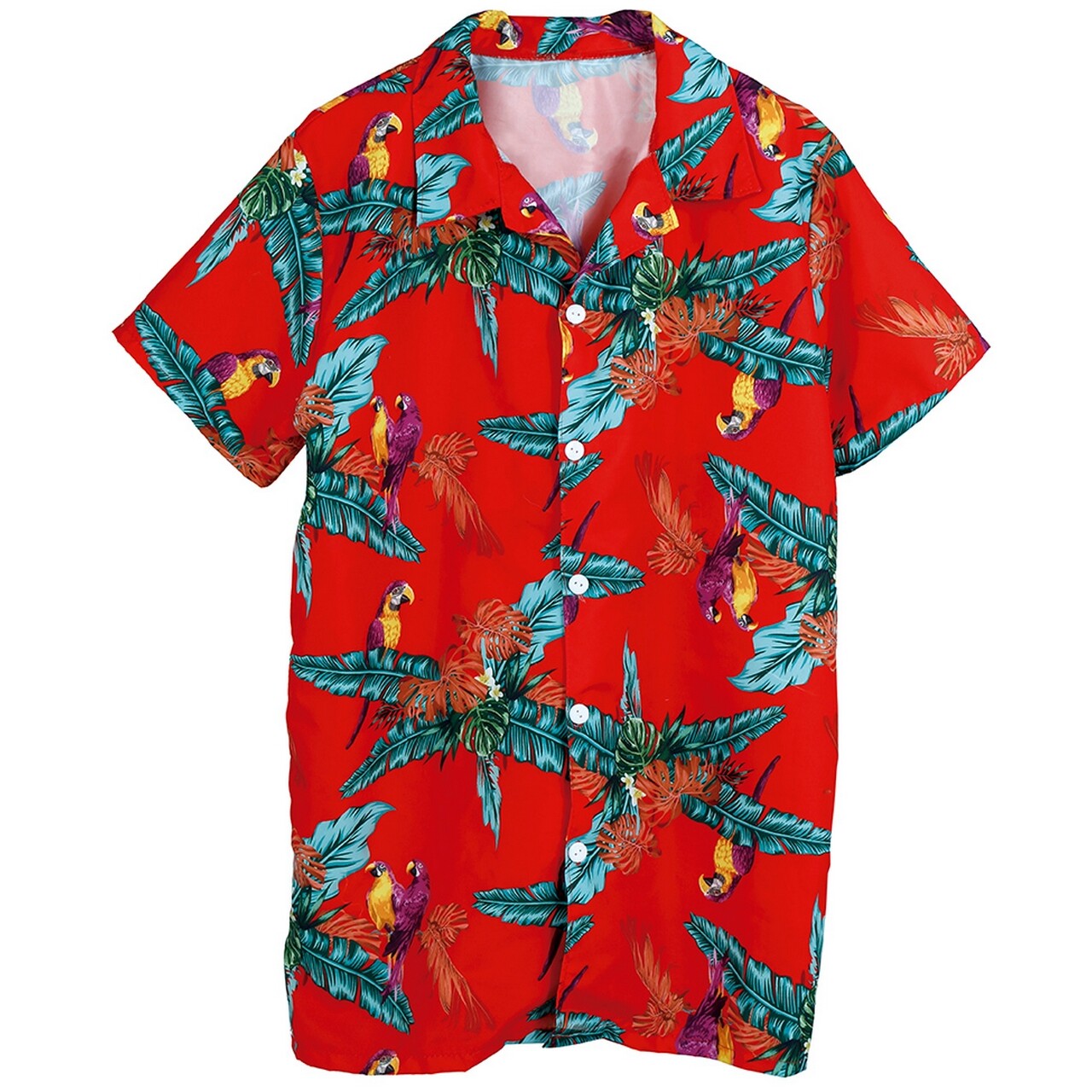 Op deze afbeelding zie je een Kostuums, van het merk Guirca. Hawaii Shirt Birds And Trees Man