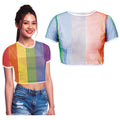 Riet Regenboog Mesh Top Vrouw