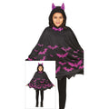 Flatterhafte Fledermaus-Poncho für Kinder