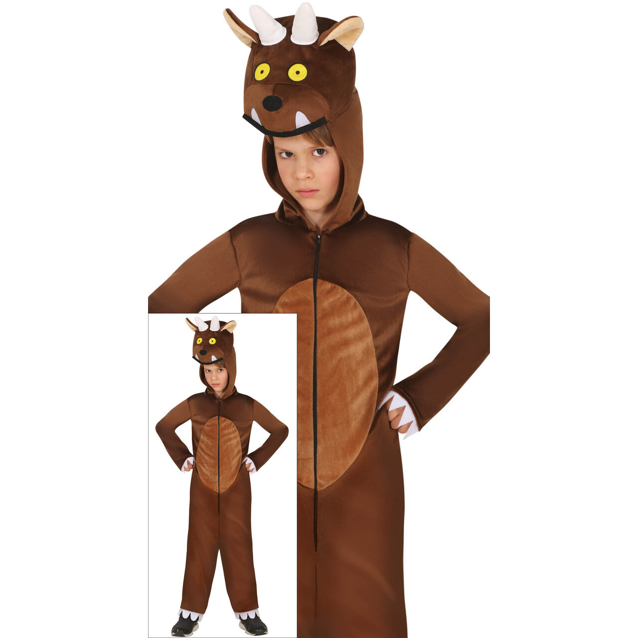 Op deze afbeelding zie je een Kostuums, van het merk Guirca. Pas Op Voor De Gruffalo! Jongen Kostuum