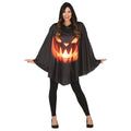 Gemene Halloween Pompoen Poncho Kostuum