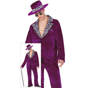 Op deze afbeelding zie je een Kostuums, van het merk Guirca. Hustle Hard, Pimp Harder Man Kostuum