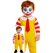 Op deze afbeelding zie je een Kostuums, van het merk Guirca. Baby Burger Clown Jongen Kostuum
