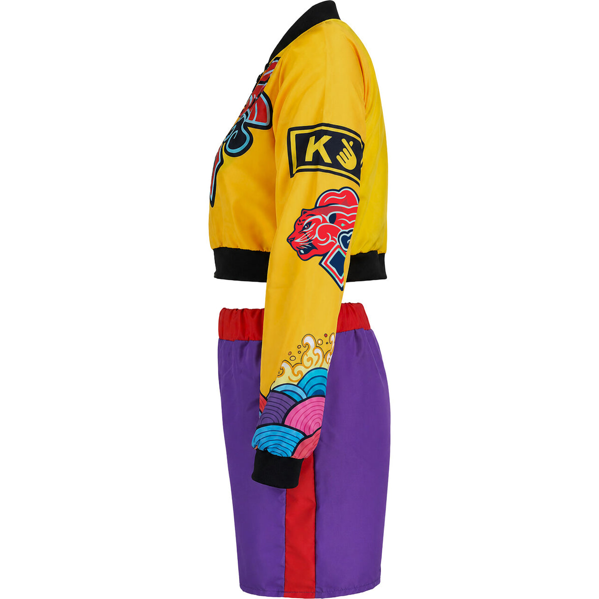 Op deze afbeelding zie je een Kostuums, van het merk Guirca. K-Pop Star Nova Lite Meisje Kostuum
