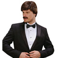 Perruque Playboy Avec Moustache Marron