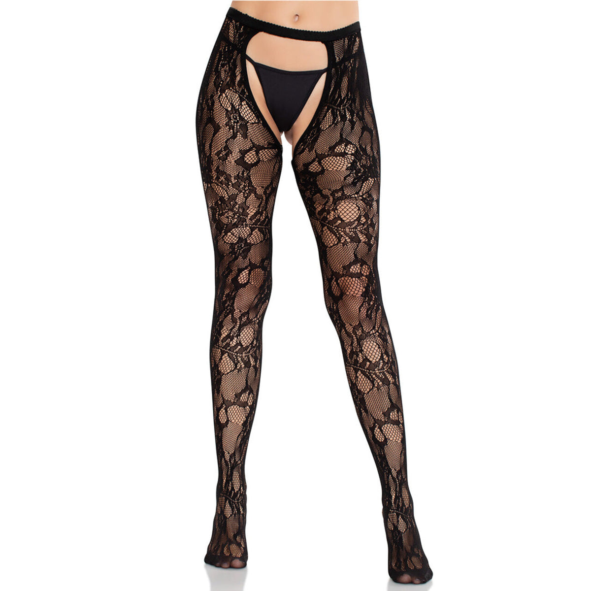 Op deze afbeelding zie je een Accessoires, van het merk Leg Avenue. Wild Cowgirl Chaps Panty