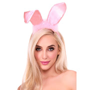 Op deze afbeelding zie je een Accessoires, van het merk Leg Avenue. Bendable Marabou Trimmed Satin Bunny Ears