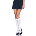Chaussettes Montantes En Nylon Blanches