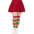 Bunte Strümpfe Mit Regenbogenstreifen Übergröße