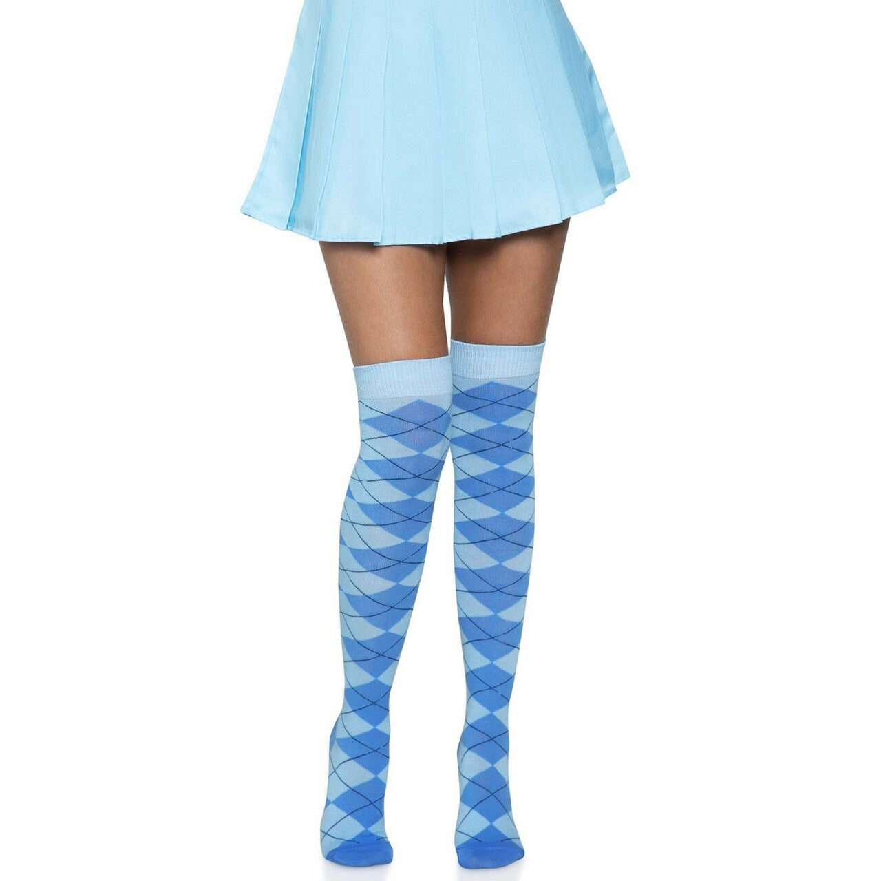 Op deze afbeelding zie je een Accessoires, van het merk Leg Avenue. Onschuldige Student Kniekousen Lang