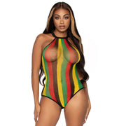 Op deze afbeelding zie je een Kostuums, van het merk Leg Avenue. Vibing In Jamaica Style Vrouw Kostuum