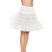 Op deze afbeelding zie je een Accessoires, van het merk Leg Avenue. Medium Lange Petticoat Wit