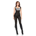 Sexy Swat Arrestatiedame Jumpsuit Vrouw Kostuum