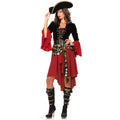 Chique Bonte Pirate Vrouw Kostuum