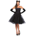 Robe Rockabilly Années 50 Avec Tulle Noire Costume
