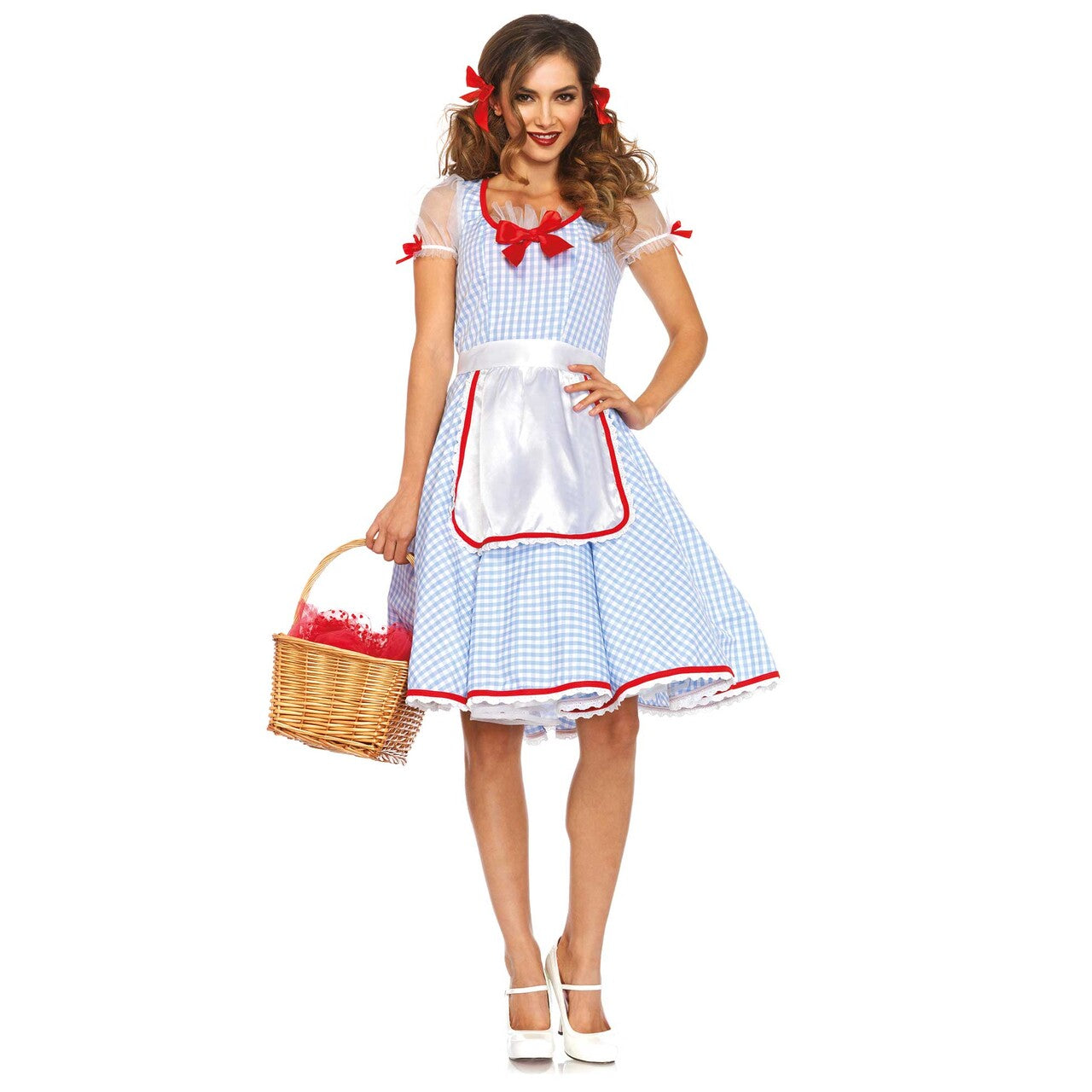 Op deze afbeelding zie je een Kostuums, van het merk Leg Avenue. Amerikaanse Schattige Dorothy Van Oz Vrouw Kostuum