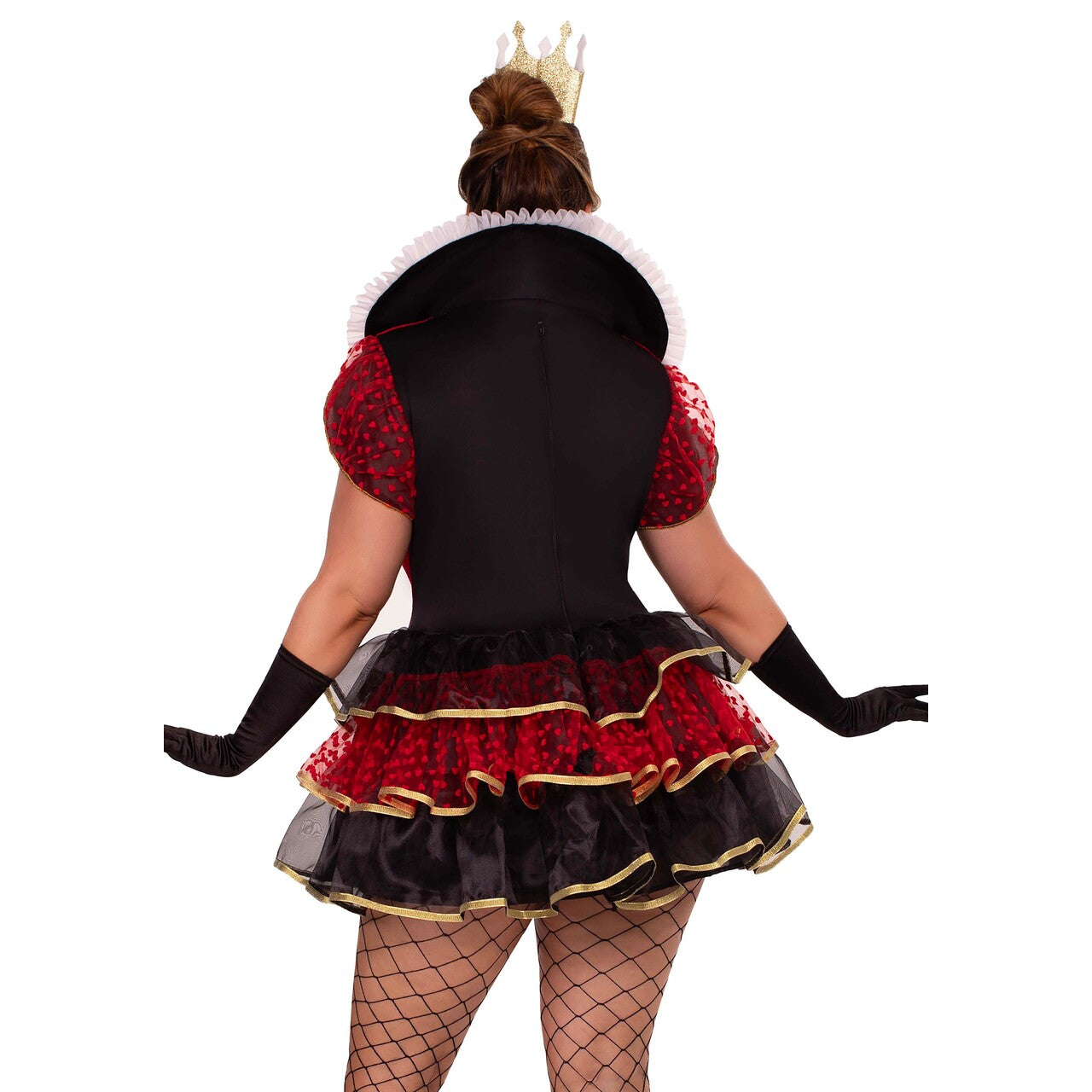 Op deze afbeelding zie je een Kostuums, van het merk Leg Avenue. Plus Size Lovely Queen Of Heart Vrouw Kostuum