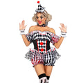 Frecher Und Lustiger Harlekin Damenkostüm