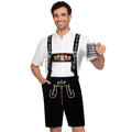 Schwarze Trachtenlederhose Bayern Herren