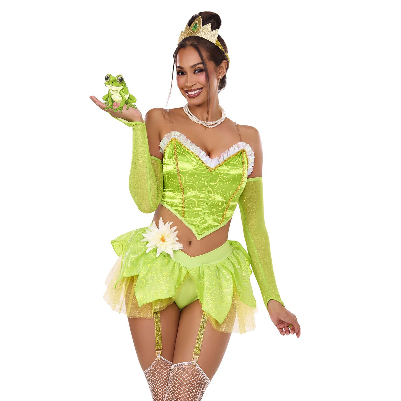 Op deze afbeelding zie je een Kostuums, van het merk Leg Avenue. Bayou Babe Costume Vrouw Kostuum
