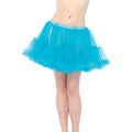 Basic Petticoat Mit Zwei Schichten Aqua
