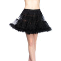 Basic Petticoat Met Twee Lagen Zwart (Plus Size)