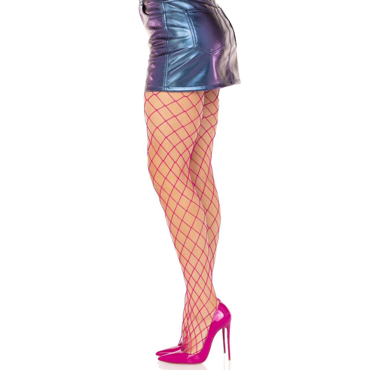 Op deze afbeelding zie je een Accessoires, van het merk Leg Avenue. Visnet Panty Pink Party