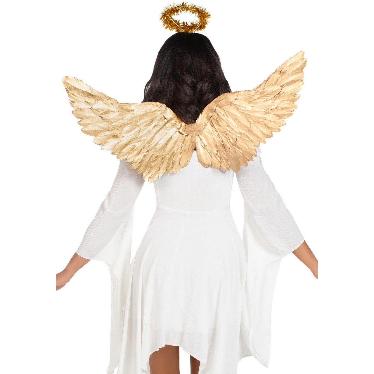 Op deze afbeelding zie je een Accessoires, van het merk Leg Avenue. Engelenset Halo En Vleugels Metallic Gold
