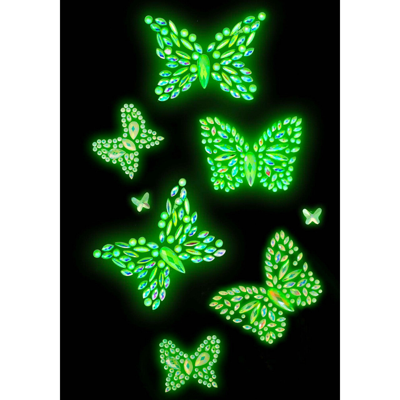 Op deze afbeelding zie je een Accessoires, van het merk Leg Avenue. Glow In The Dark Bodystickers Aurelia