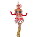 Draaimolen Kermis Clown Vrouw Kostuum