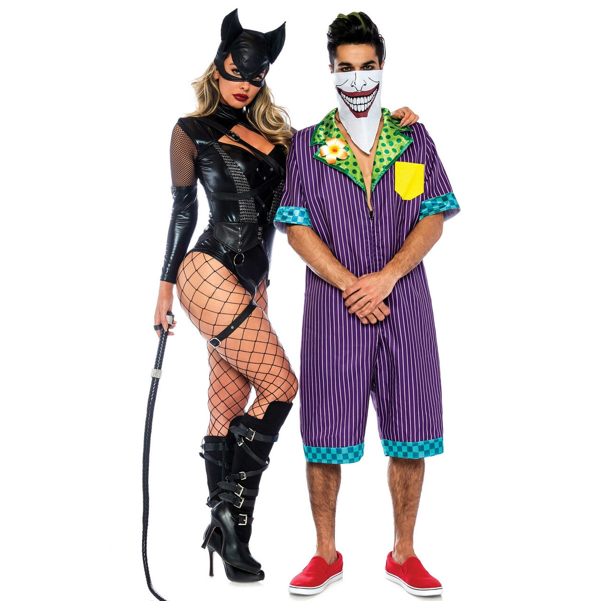 Op deze afbeelding zie je een Kostuums, van het merk Leg Avenue. Villainess Vixen Catwoman Vrouw Kostuum
