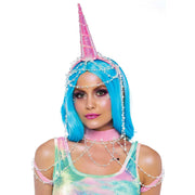 Op deze afbeelding zie je een Accessoires, van het merk Leg Avenue. Eenhoorn Set Met Unicorn Hoofdband En Kralenketting