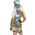 Krankzinnig Knotsgek Mad Hatter Vrouw Kostuum
