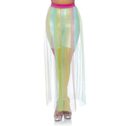 Op deze afbeelding zie je een Kostuums, van het merk Leg Avenue. Regenboog Eenhoorn Stroken Rok Vrouw