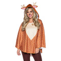 Schattig Hertje Poncho Vrouw