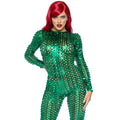 Mordant Toxique Vert Métallique Costume