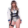 Drop Down Gorgious Astronaut Plus Size Vrouw Kostuum