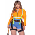 Perfect Build Bouwvakker Plus Size Vrouw Kostuum