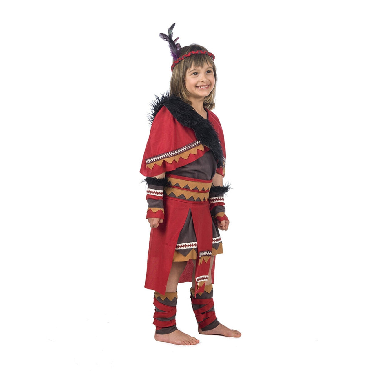 Op deze afbeelding zie je een Kostuums, van het merk Limit. Indiaanse Squaw Wendy Wigwam Meisje Kostuum