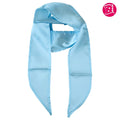Satin Halstücher Hellblau 6 Stück