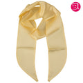 Foulards En Satin Jaune Clair 6 Pièces