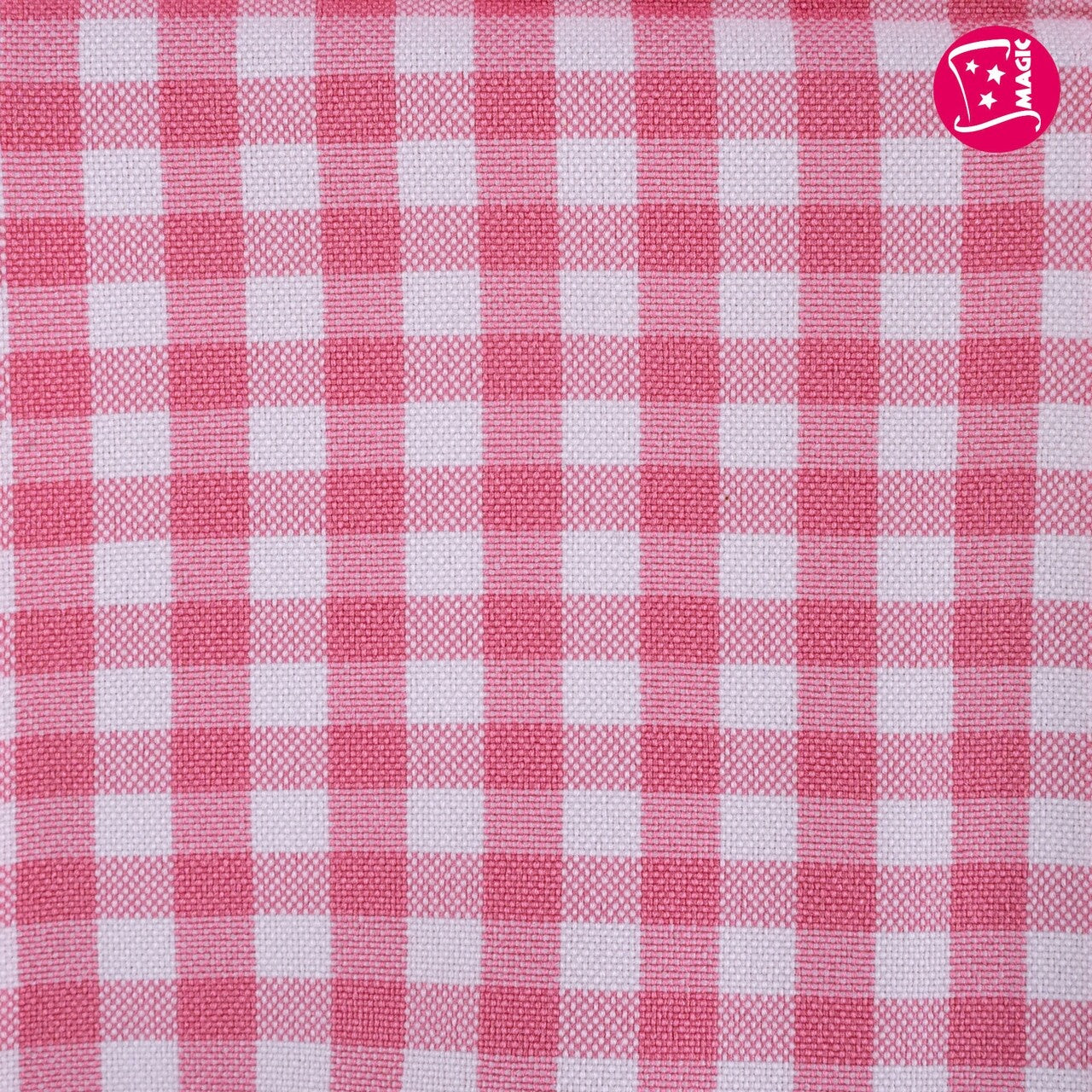 Op deze afbeelding zie je een Accessoires, van het merk Magic By Freddy's. Satijnen Sjaaltjes Roze Geblokt 6 Stuks