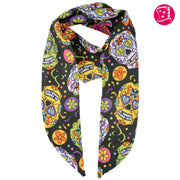 Op deze afbeelding zie je een Accessoires, van het merk Magic By Freddy's. Satijnen Sjaaltjes Skull 6 Stuks