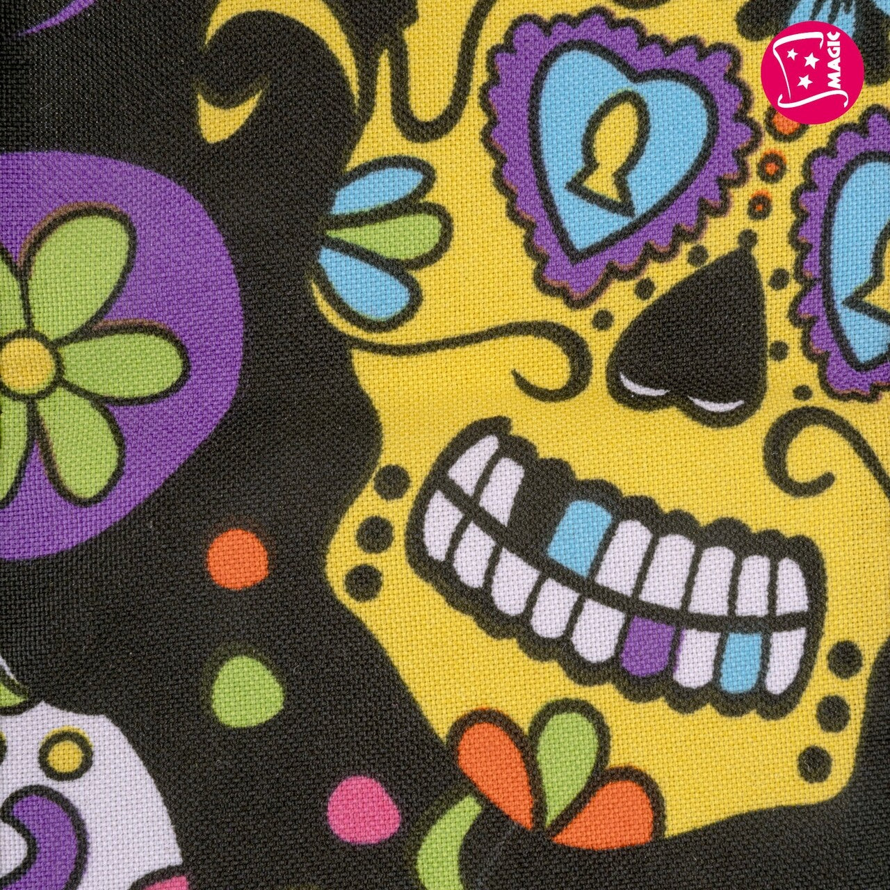 Op deze afbeelding zie je een Accessoires, van het merk Magic By Freddy's. Satijnen Sjaaltjes Skull 6 Stuks