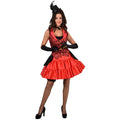 Gilet Burlesque En Dentelle Rouge Style Moulin Rouge