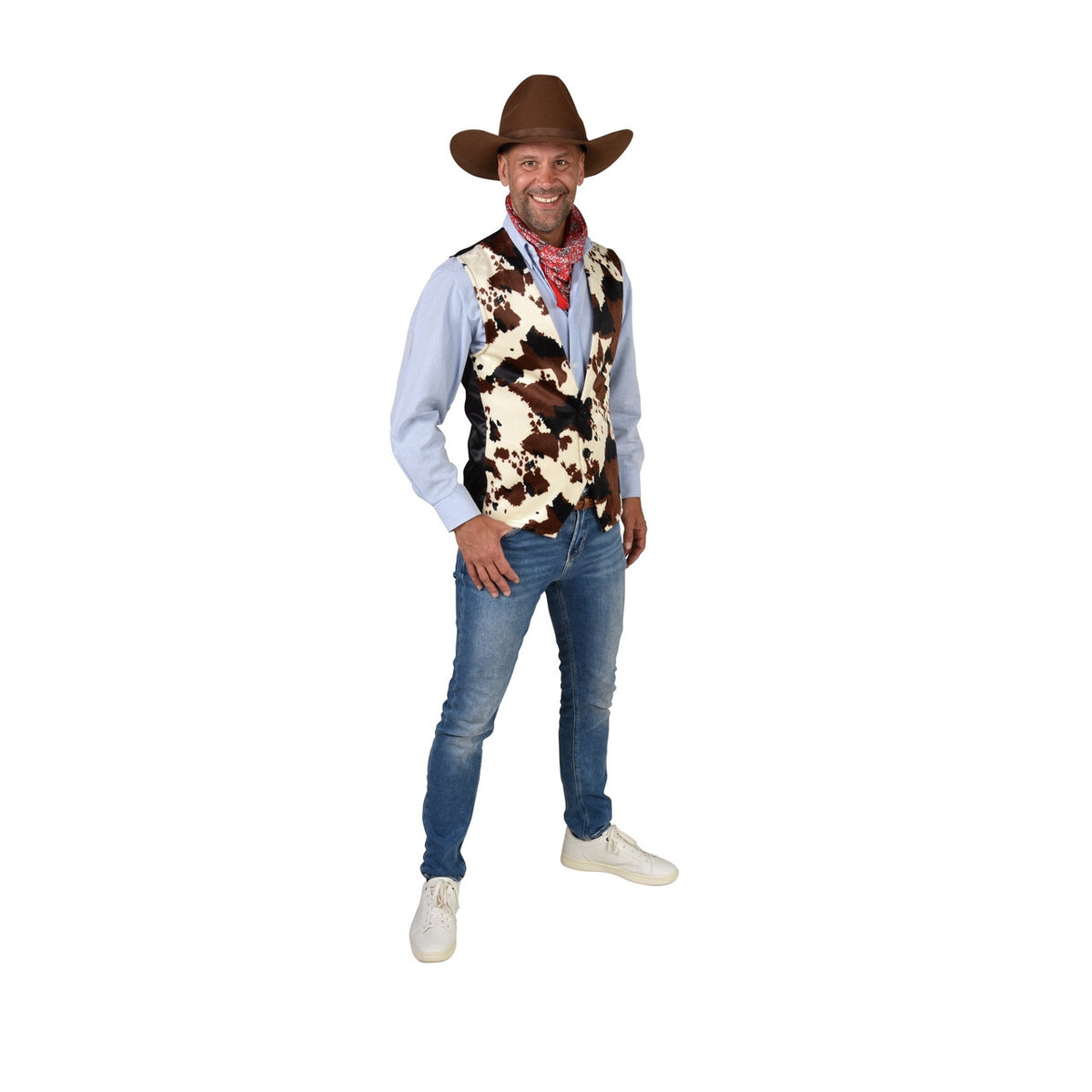 Op deze afbeelding zie je een Kostuums, van het merk Magic By Freddy's. Cowboy Woody Toyrange Man