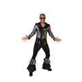 Dancing King Rainbow Man Kostuum