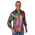 Chemise Disco Arc-En-Ciel éclatante