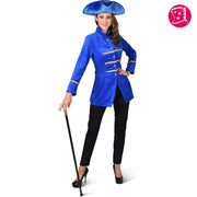 Op deze afbeelding zie je een Kostuums, van het merk Magic By Freddy's. Jas Bernadette Blue Vrouw