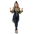 Goldener Konfetti Frack Damen